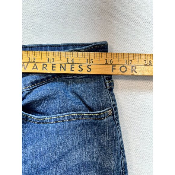 Levis Gold Signature Mid Rise Skinny Jeans Mens 32Wx30L Blue Denim Medium Wash - Picture 5 of 10